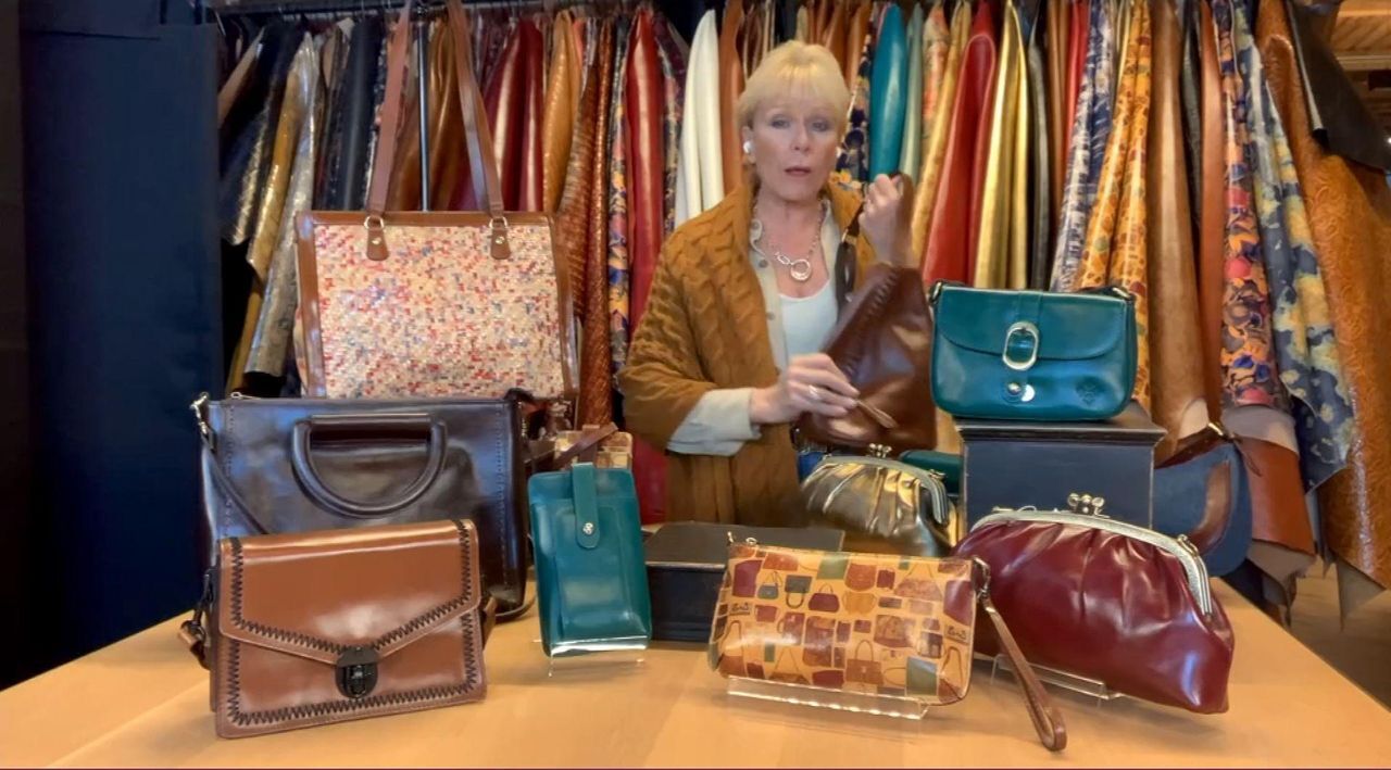 Patricia Nash IVA Nell Leather Sling with Braided Detail | HSN