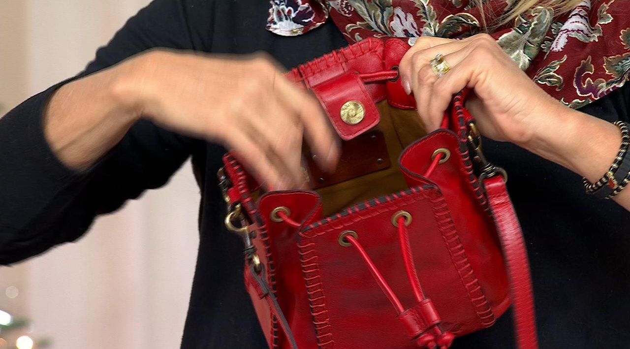 Patricia Nash Xena Drawstring Crossbody | HSN