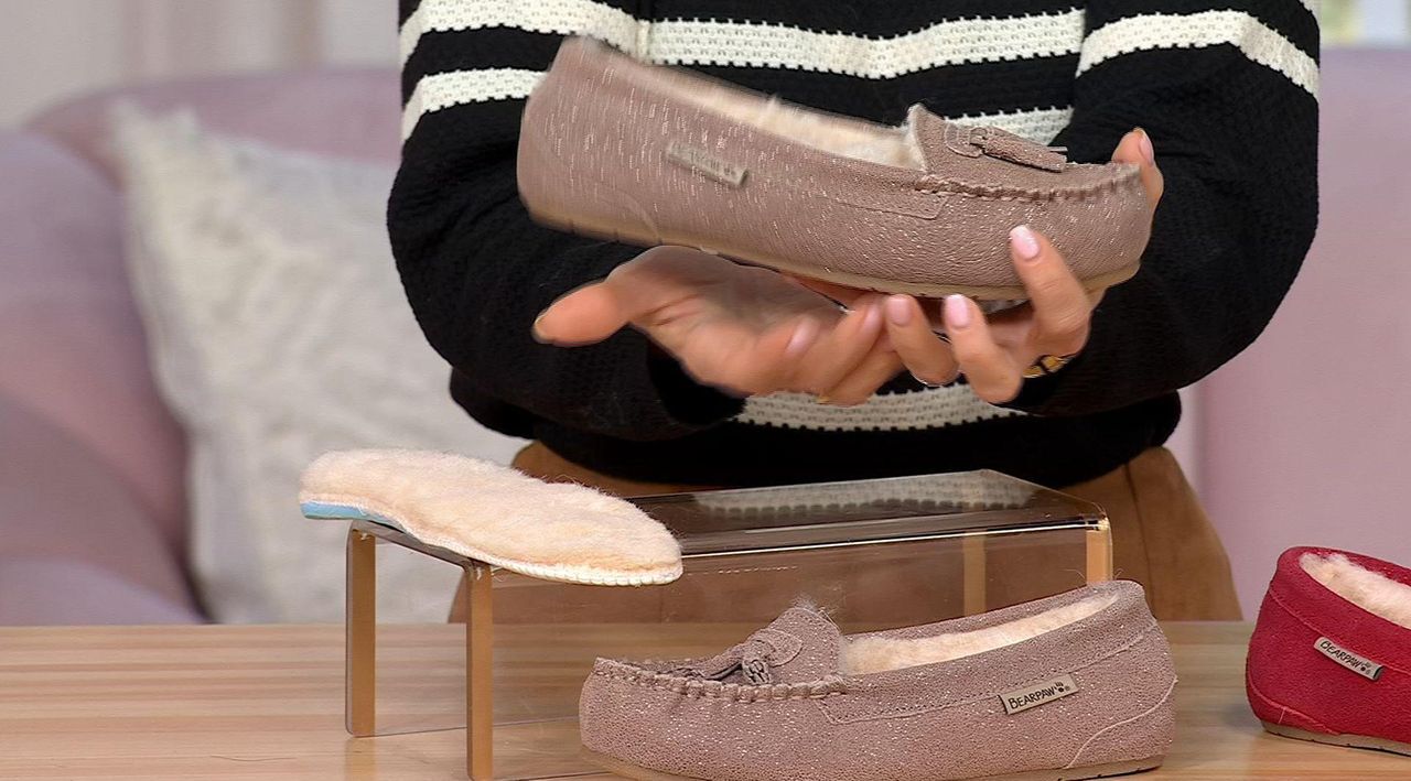 BEARPAW® Lucky Moccasin with Tassel & Rain & Stain Treated | HSN
