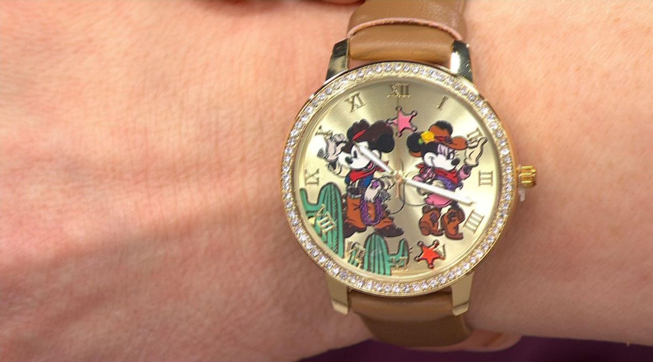 Disney Special Edition Mickey and Minnie Travel Theme Watch | HSN