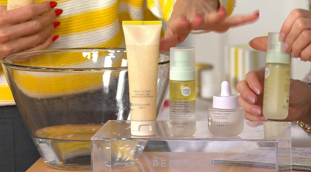 Beekman 1802 Goat Milk 3-piece Skincare Travel Essentials Kit | HSN