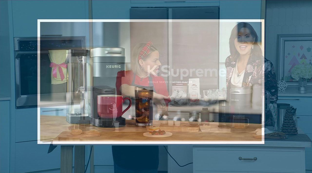 Keurig K-Supreme Single Serve Coffee Maker with Frother and 10 K