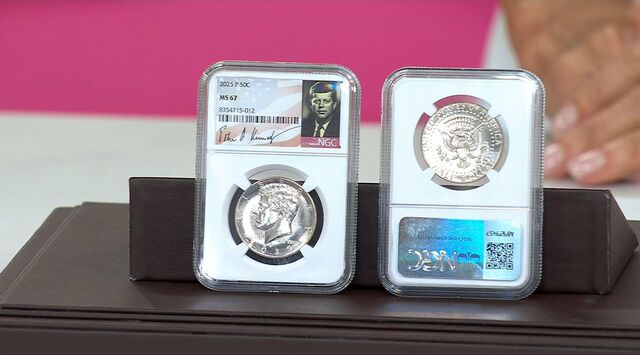 2025 MS67 P- & D-Mint NGC John F. Kennedy Coins with JFK