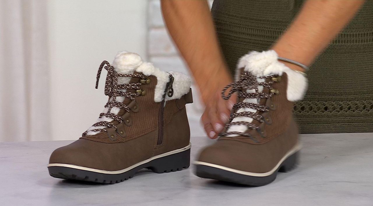 JBU Illinois Water-Resistant Ankle Boot with Faux Fur