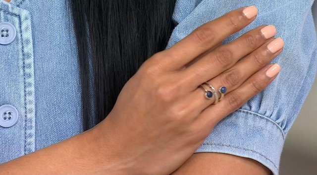Jay King Sterling Silver Sapphire Wrap Ring | HSN
