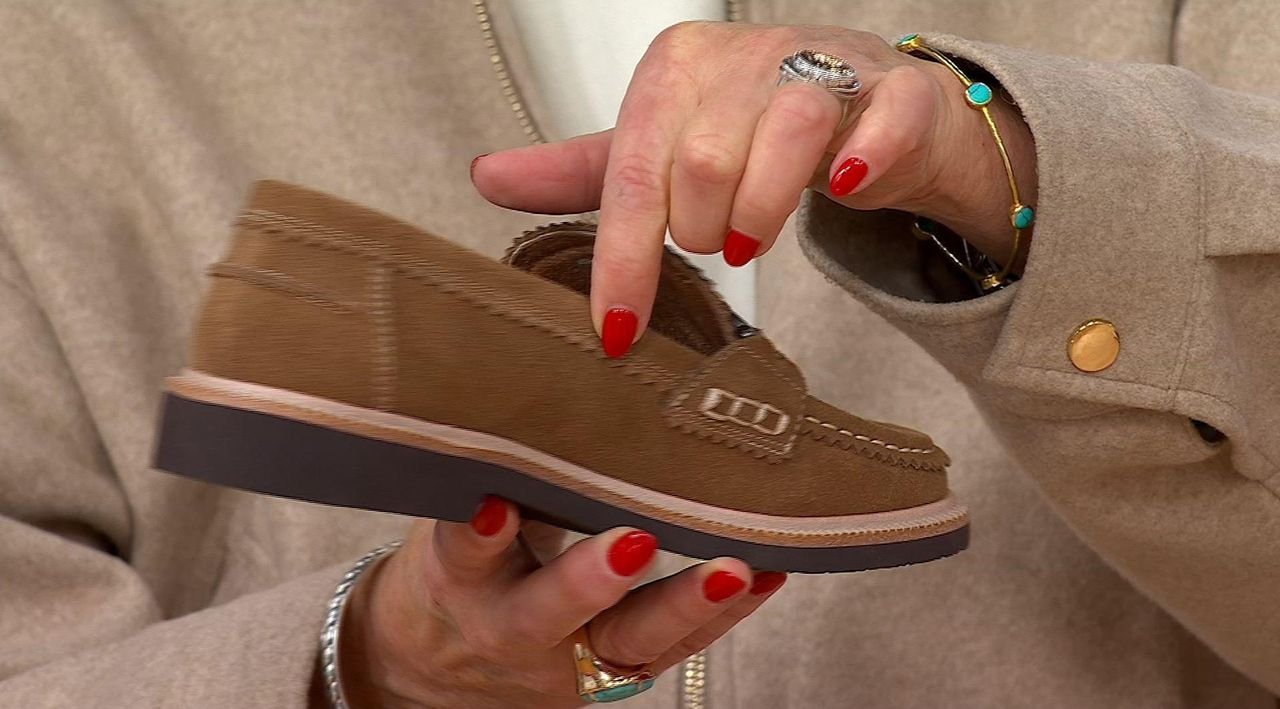Donald Pliner Feirless Suede Loafer | HSN