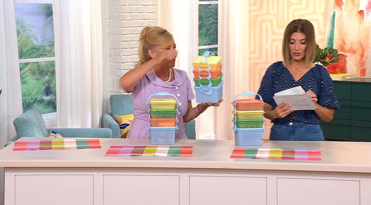 Tupperware® 9-piece Carry-All Sheer Stackable Container Set
