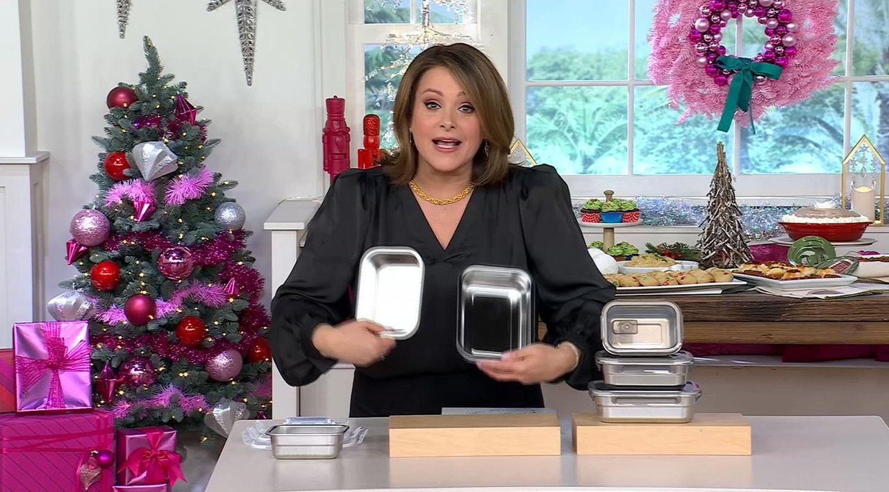 Jet Tila 6-piece Nesting Microwave-Safe Stainless Storage Set | HSN