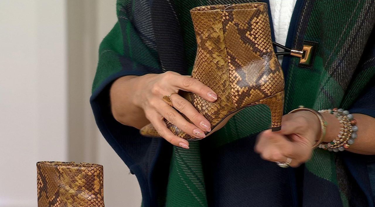 Vince Camuto® Quinley Leather Bootie | HSN