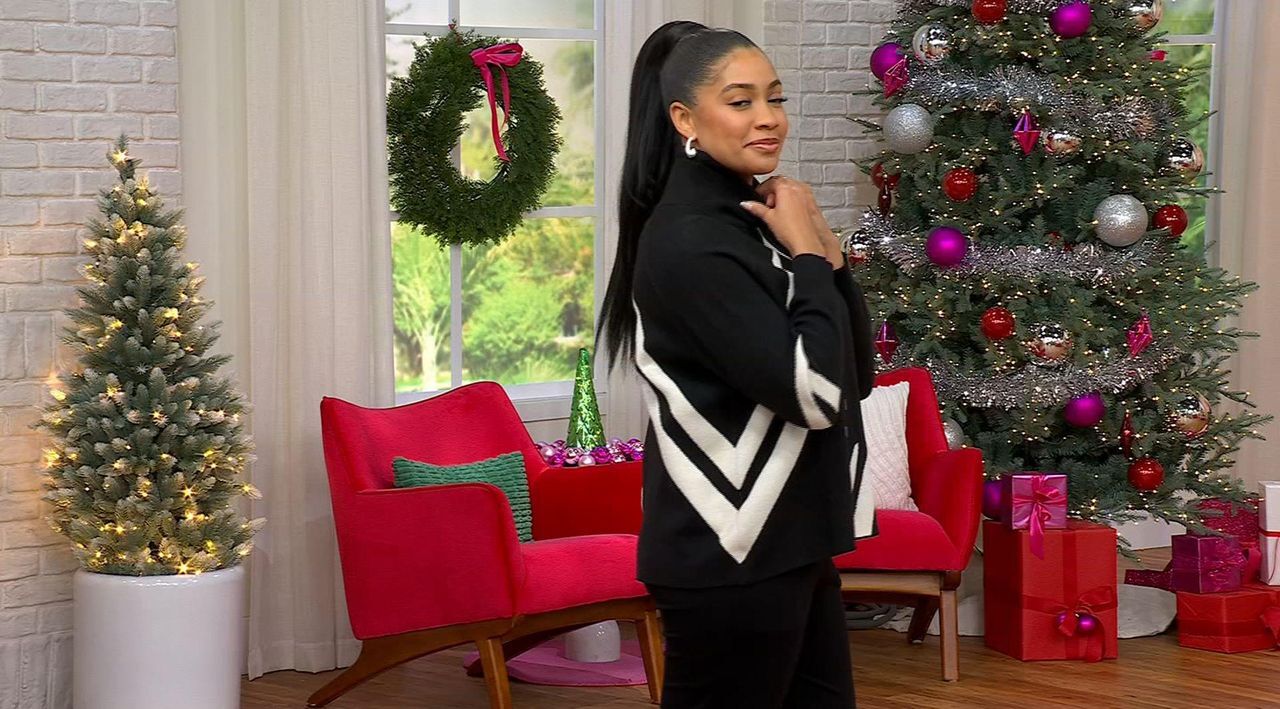 WynneLayers SoftKNIT with Chenille Jacquard Sweater | HSN