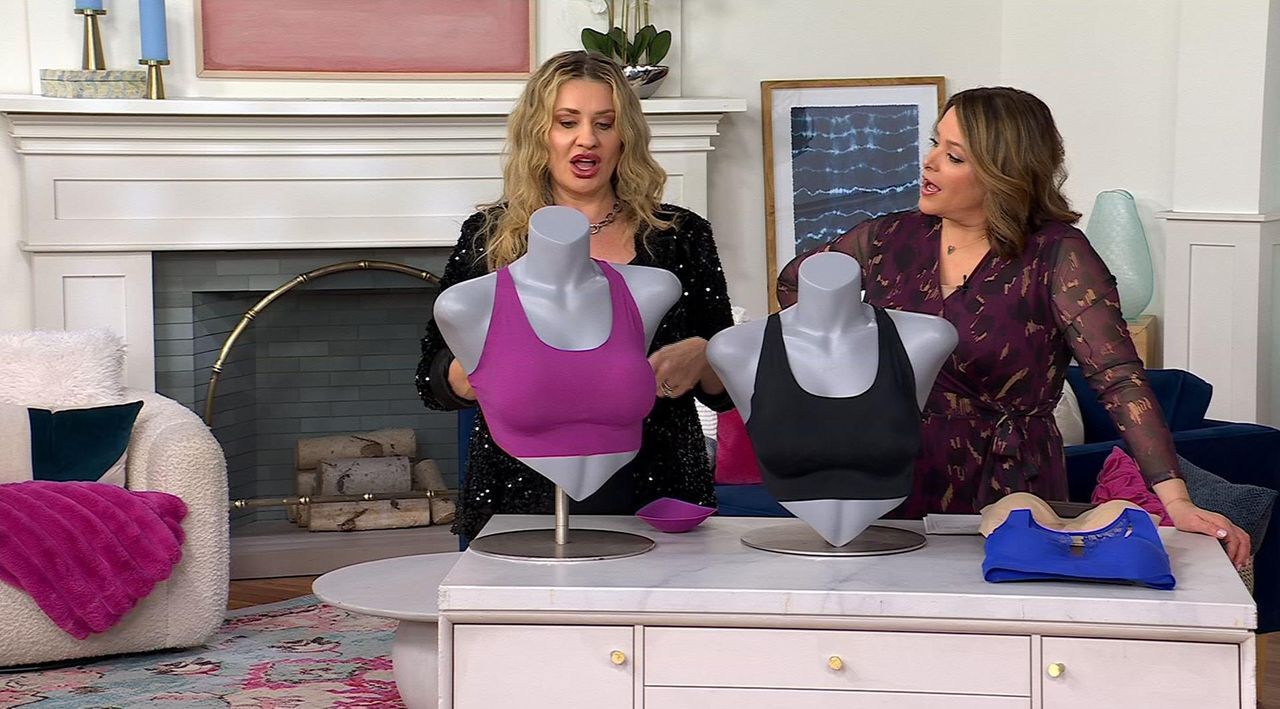 Rhonda Shear 2-pack Invisible Edge Body Bra with Lace Back | HSN