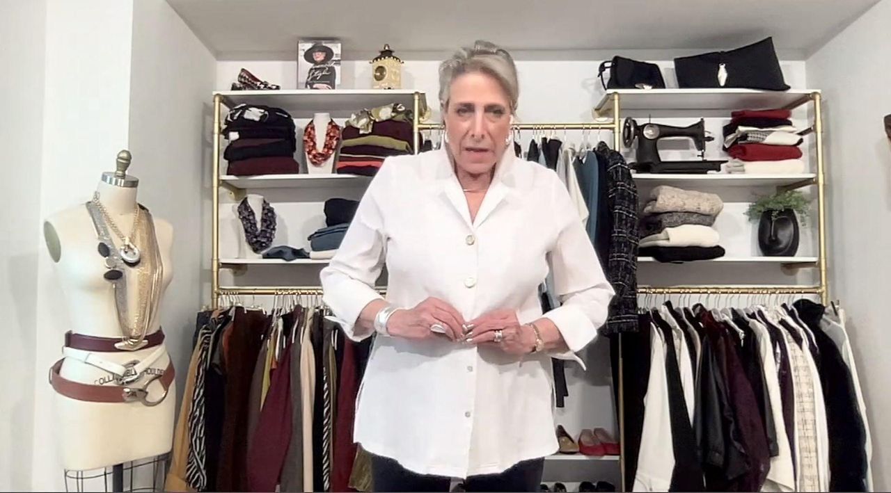 WynneCollection Textured Crinkle Button-Down Shirt | HSN