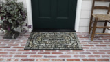 Mohawk Doorscapes Estate Mat Welcome Patina Tiles Grey