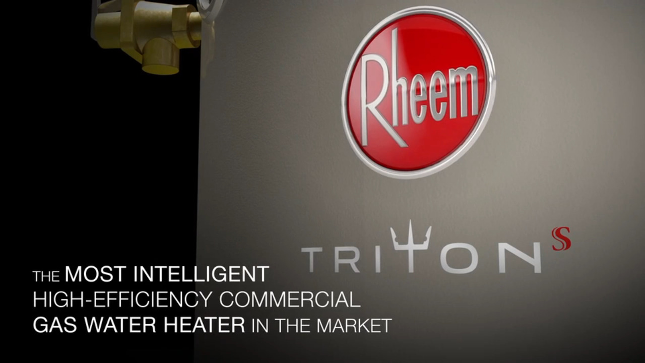 Commercial Triton Heavy Duty High Efficiency 100 Gal. 160K BTU ULN Natural Gas ASME Power Direct Vent Tank Water Heater