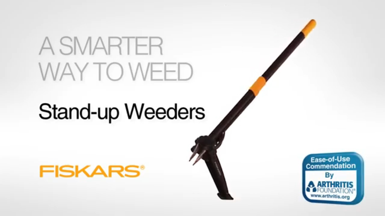 Stand up 4 Claw Garden Weeder with 34in Handle