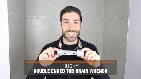BearHut Tub Drain Remover Wrench Removal Tool Dual Ended Dumbell Wrench  Heavy