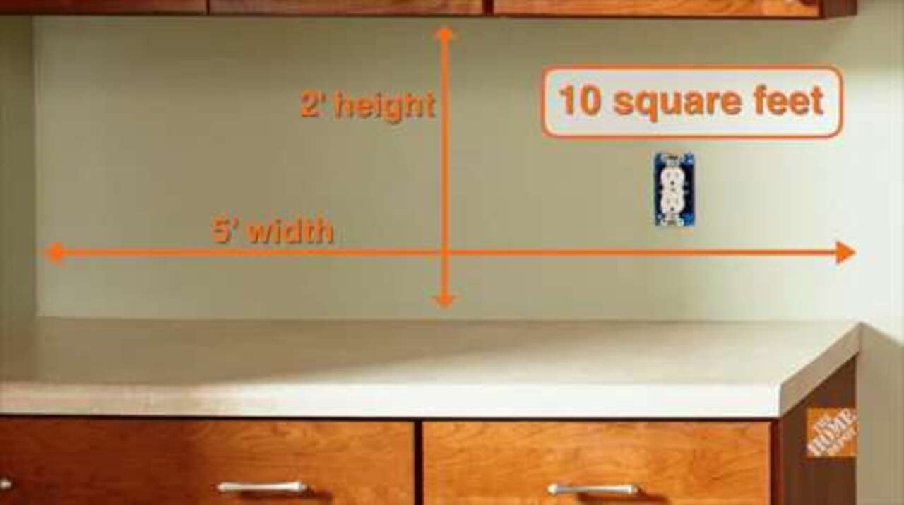 How to Install Kitchen Tile Backsplash Step 1 of 11 Measure Your