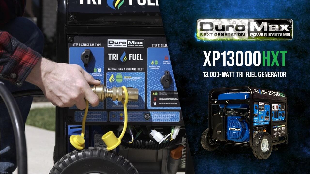 13,000-Watt/10,500-Watt Tri-Fuel Remote Start Gasoline Propane Natural Gas Portable Generator with CO Alert
