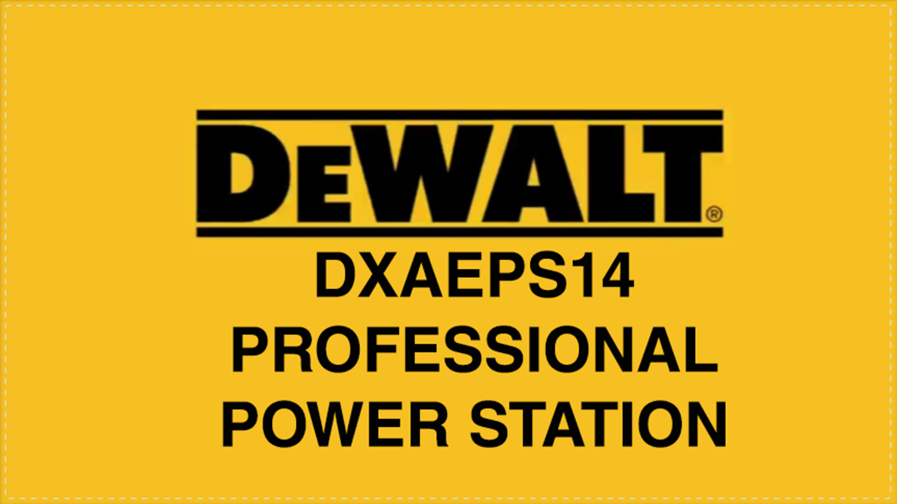 DEWALT DXAEJ14 Digital Portable Power Station Jump Starter - 1400 Peak Amps  with 120 PSI Compressor, AC Charging Cube, USB Port for Electronic Devices
