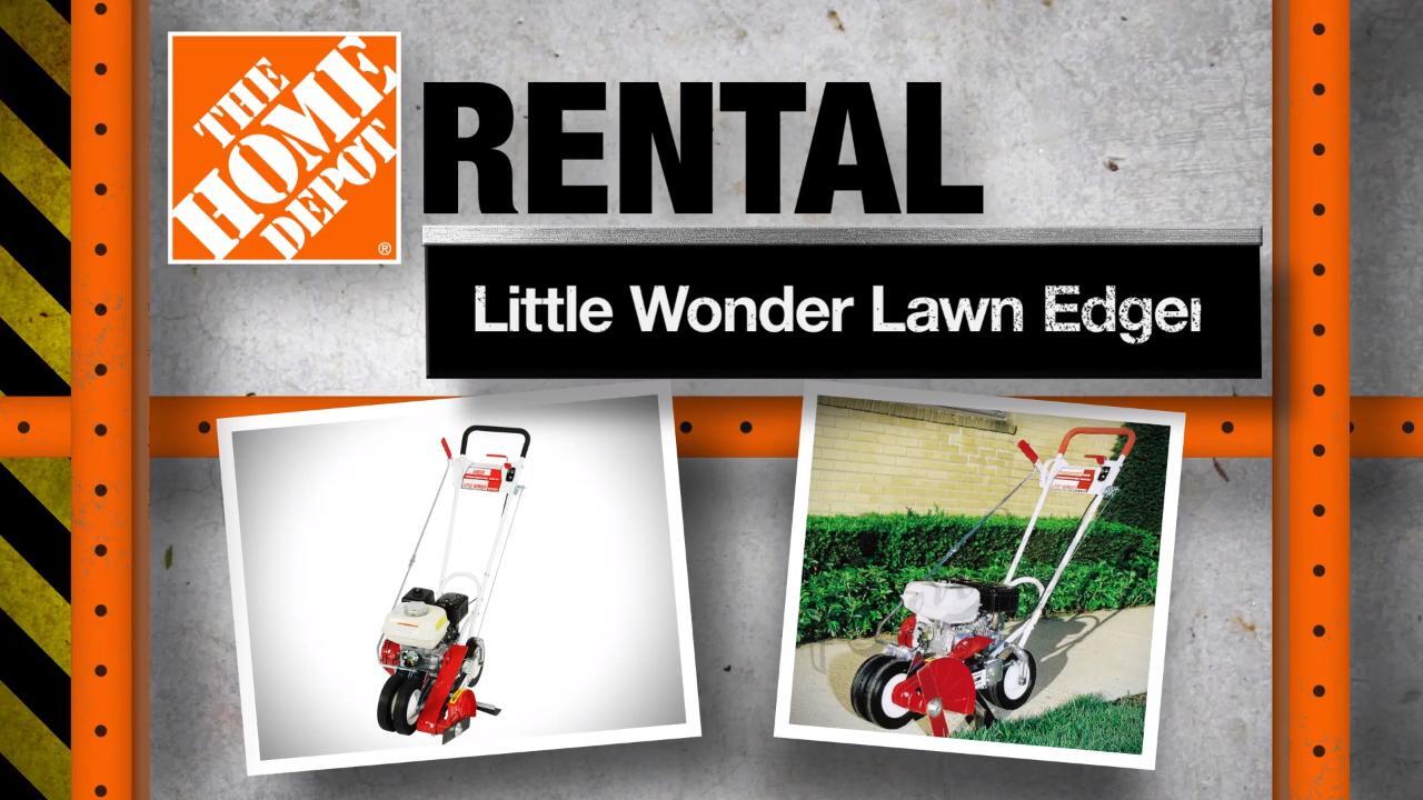 LITTLE WONDER Lawn Edger Rental 6232-00-01 - The Home Depot