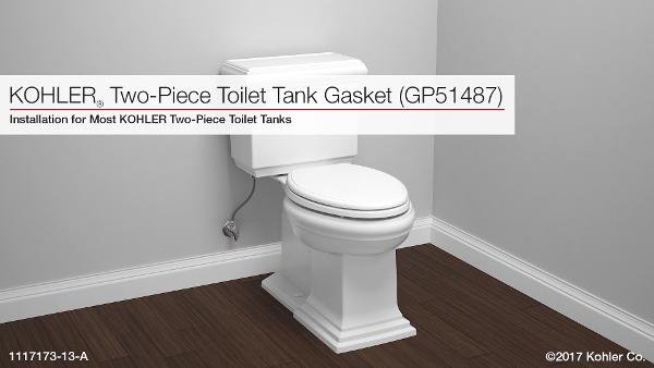 Kohler GP51487 Tank Gasket for All Two-Piece Toilets