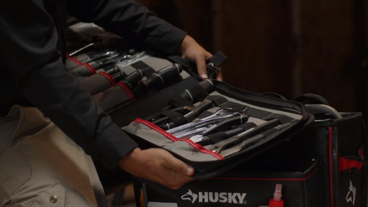 Husky 18 in. Tech Tool Bag 67130-02 - The Home Depot