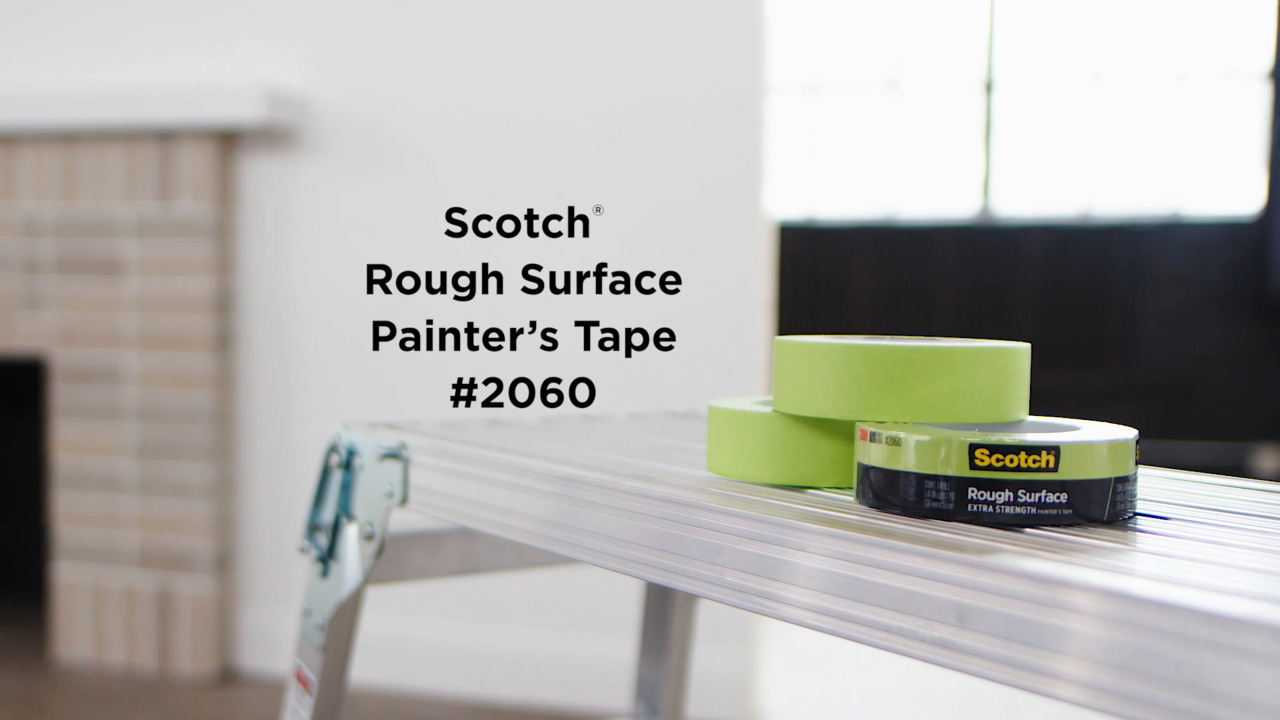 3M Scotch 2060 Crepe Paper Lacquer Painters Masking Tape, 24 lbs/in Tensile  Strength, 60 yds Length x 1-1/2 Width, Green: : Tools & Home  Improvement