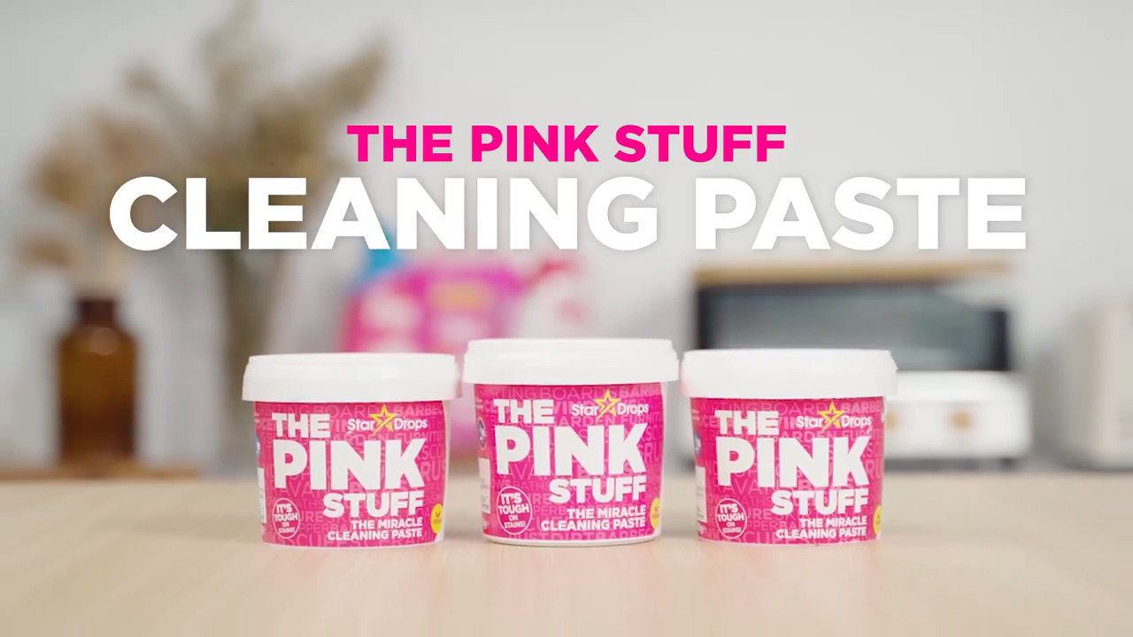 Stardrops - The Pink Stuff - The Miracle Scrubber Kit - 2 Tubs of The  Miracle Cleaning Paste With Electric Scrubber Tool and 4 Cleaning Brush  Heads