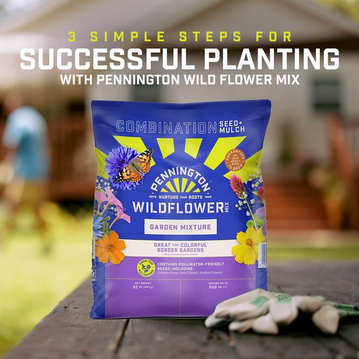 Pennington 2 lb. Wildflower Garden Mix 100552434 - The Home Depot