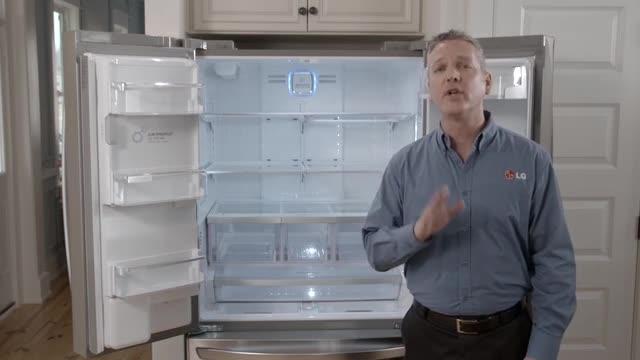 30 in. W 22 cu. ft. French Door Refrigerator with Water Dispenser in Stainless Steel