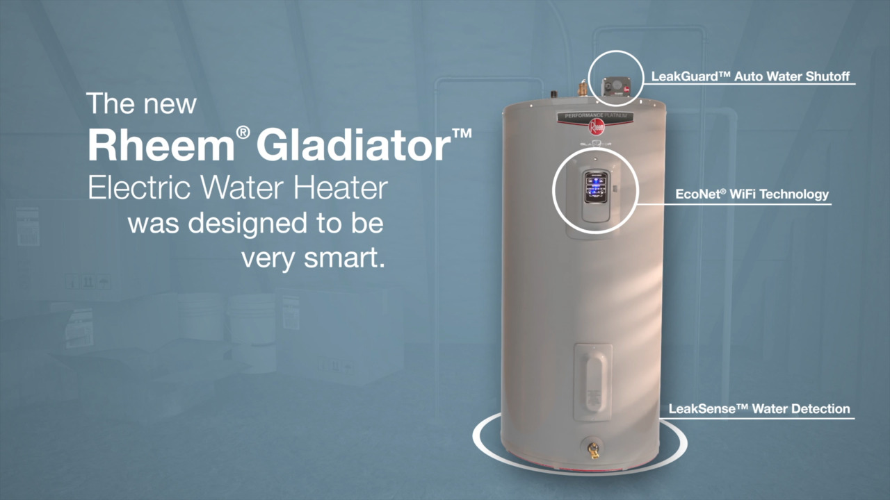 Rheem Gladiator 50 Gal. Medium 12-Year 5500-Watt Double