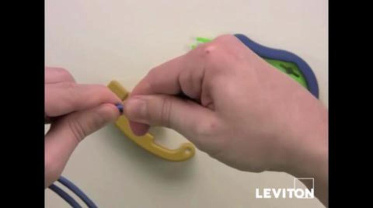 Leviton Cat6 Quickport Jack - White R00-6G108-01W - The Home Depot