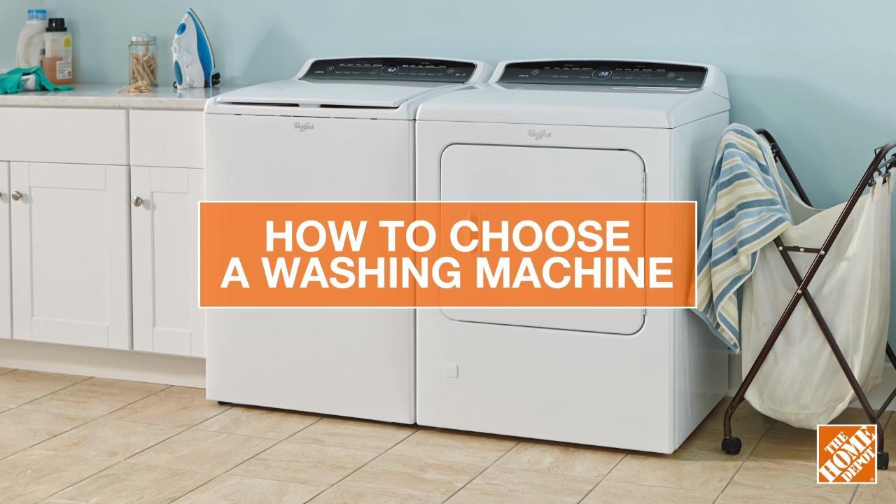 Types of Washing Machines - The Home Depot