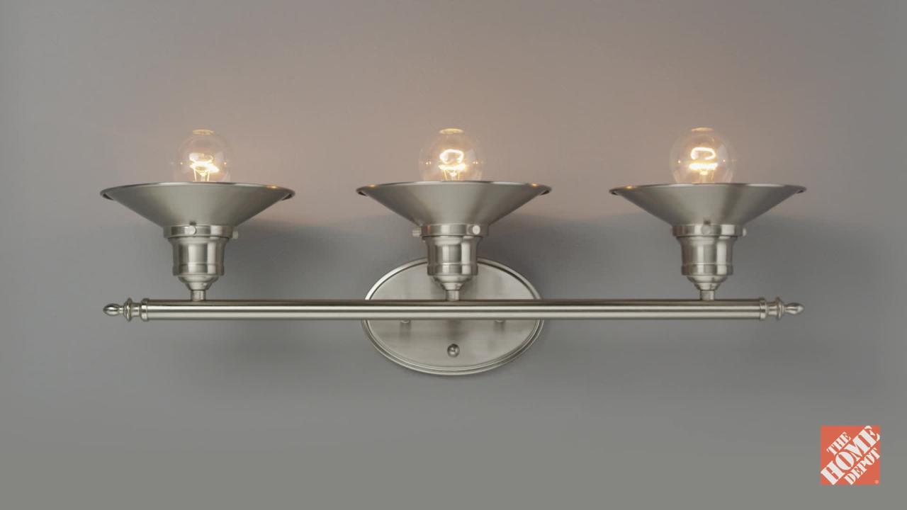 glenhurst 3 light vanity