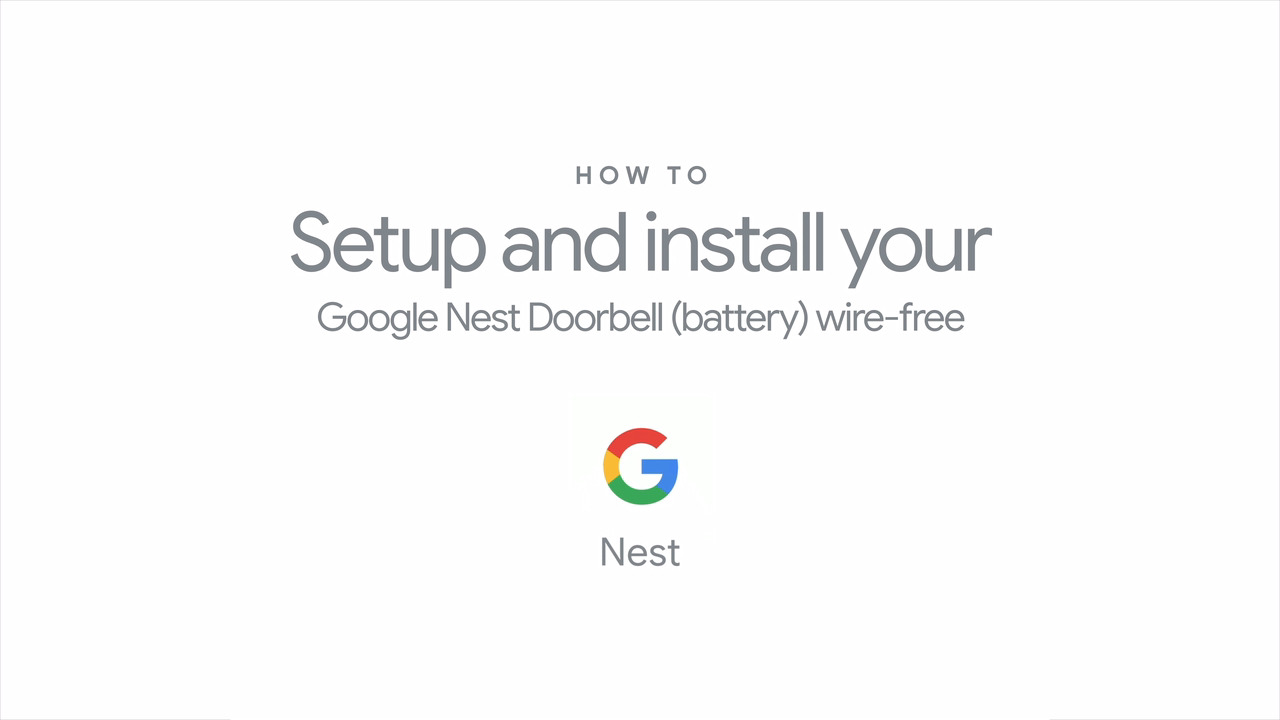 Google Nest Doorbell (Battery) - Smart Wi-Fi Video Doorbell Camera - Snow  GA01318-US - The Home Depot