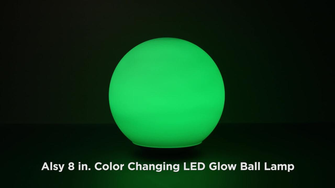 Tzumi Glow Bowl Multi-Color 11-Watt LED Night Light (1-Bulb) 6761HD - The  Home Depot