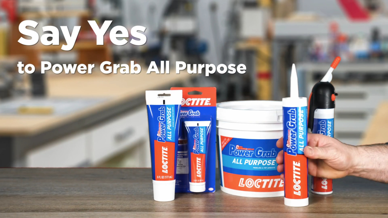 Loctite Power Grab All Purpose Instant Grab 7.5 oz. Latex Construction  Adhesive White Pressure Pack (each) 2029847 - The Home Depot