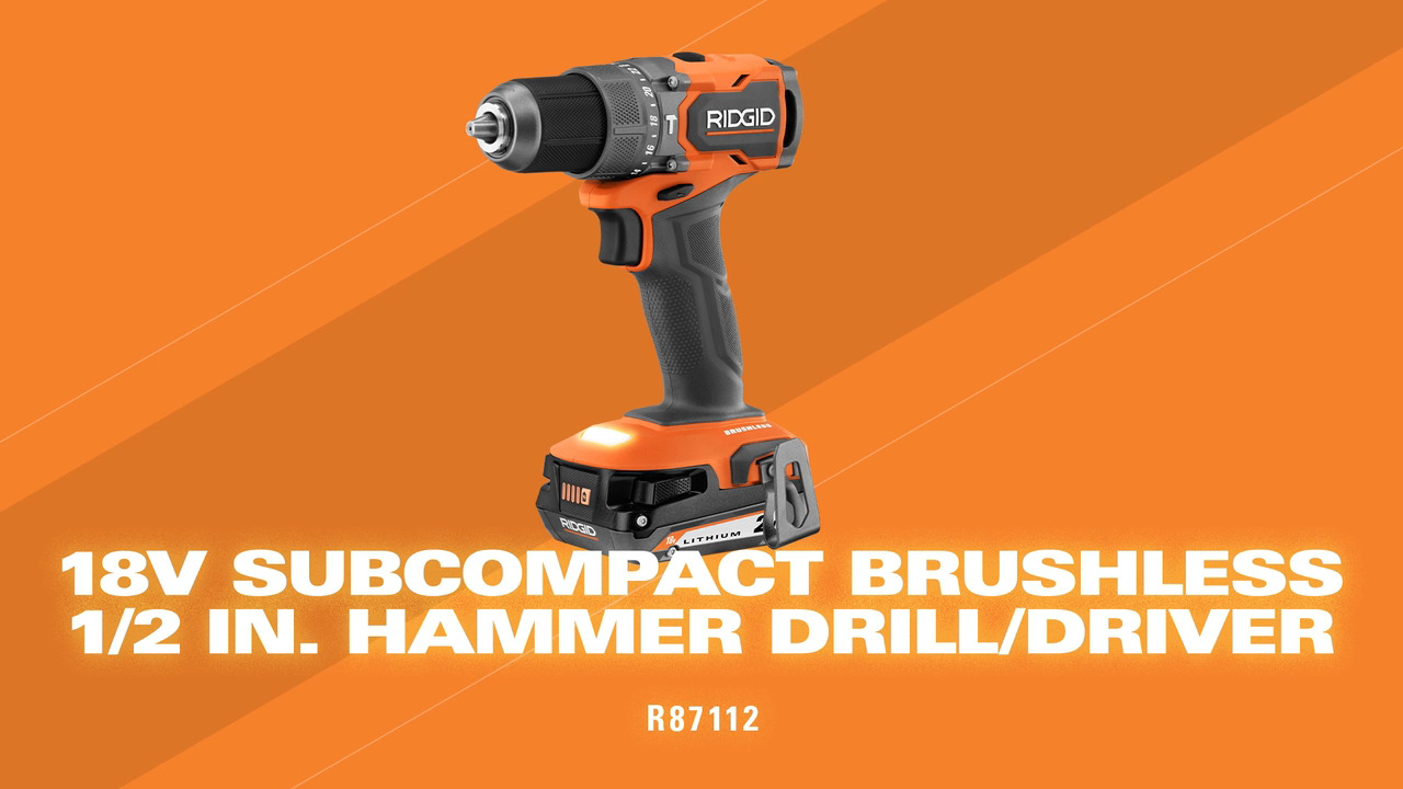 Ridgid 18v discount octane hammer drill