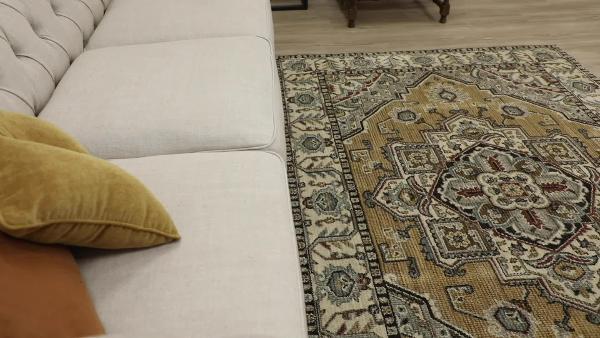 Dean Pet Friendly Park Avenue Taupe Premium 2' x 6' Carpet Mat/Runner Rug