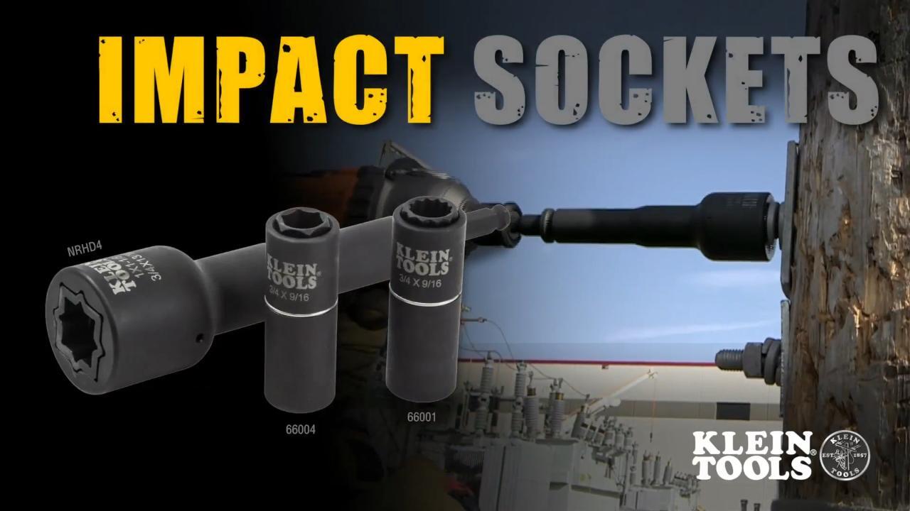 6-in-1 Impact Socket Set - 660KIT2