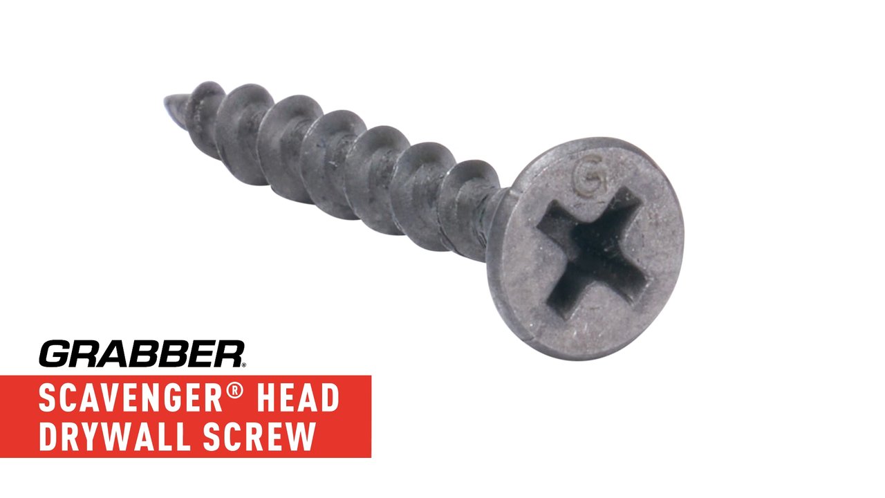 Grabber #7 x 2 in. Phillips Scavenger Head Drywall Screws (5 lb