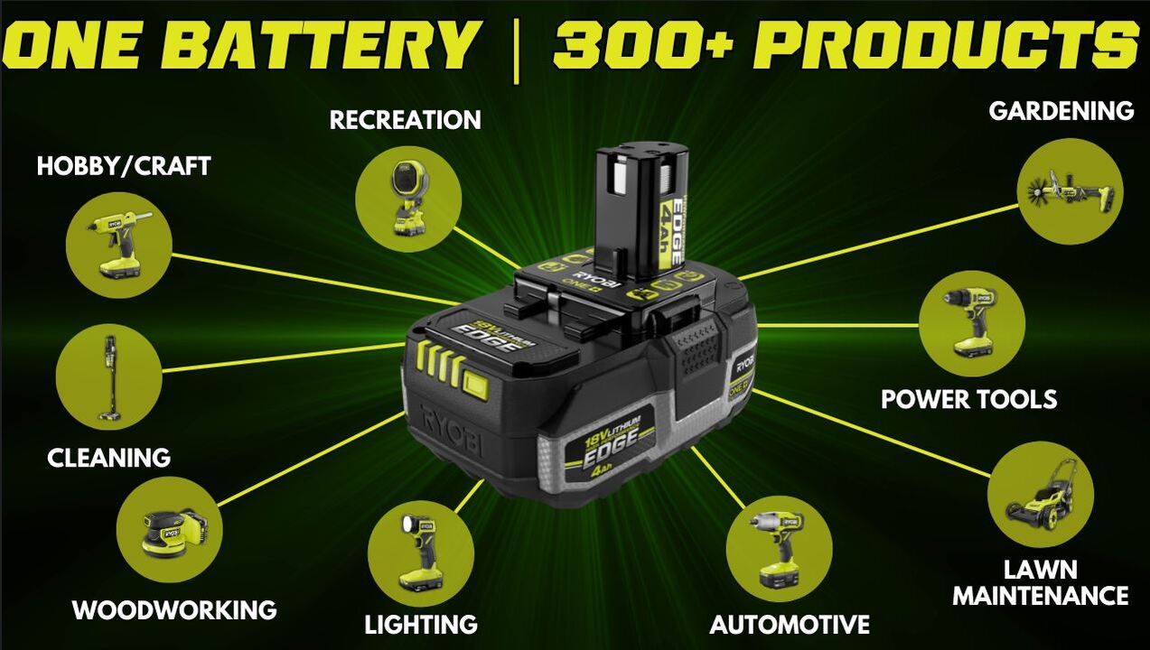 18V ONE+ Cordless AirStrike 18-Gauge Brad Nailer with Sample Nails, (1) 4.0 Ah Battery and Charger
