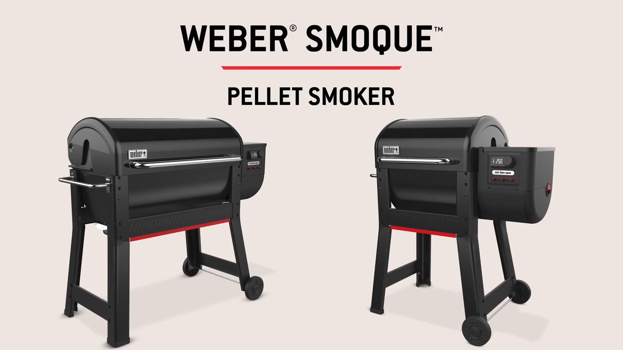 Weber Weber Smoque Pellet Grill Smoker in Black 1500770 - The Home 
