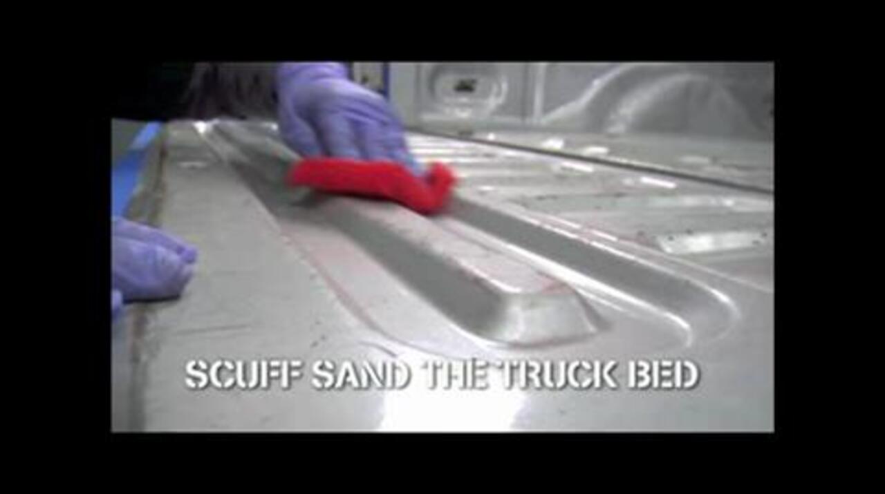 Black Automotive Truck Bed Liner Coating Spray Paint Trailer Floor