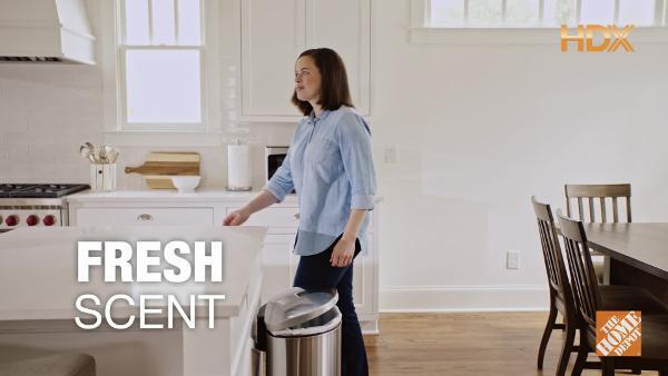 HDX FlexPro 13 Gallon Fresh Scent Kitchen Trash Bag (140-Count) HD13XHF140W  - The Home Depot