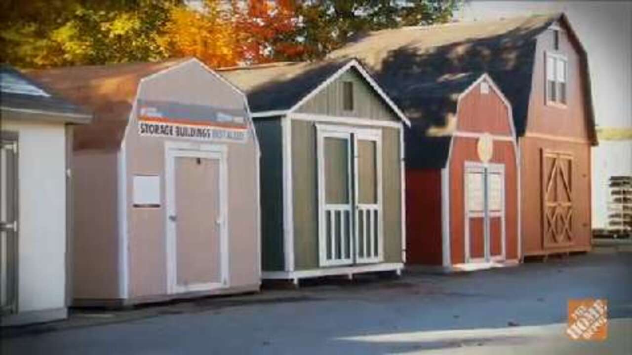 How to Organize Lawn and Garden Equipment with Outdoor Storage Sheds -  Storage - How To Videos and Tips at The Home Depot