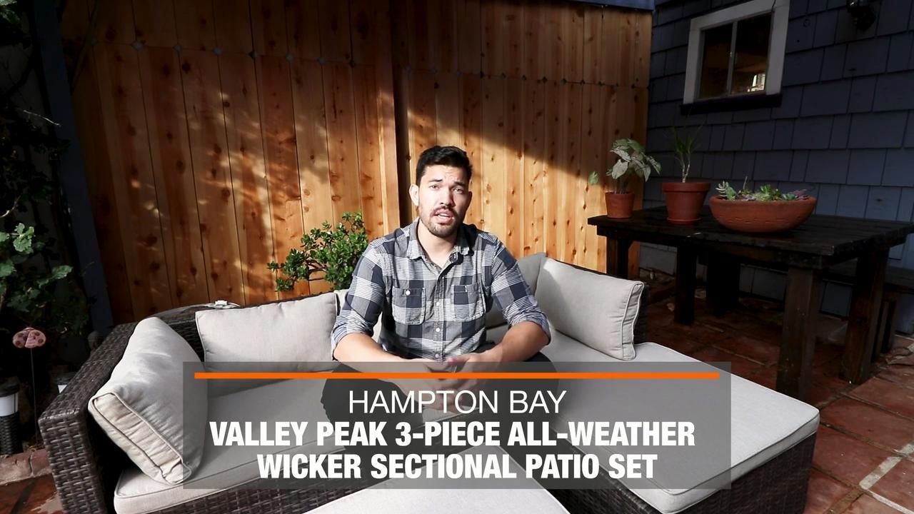 hampton bay valley peak 3 piece