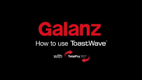 Black Galanz GTWHG12BKSA10 4-in-1 ToastWave with TotalFry 360