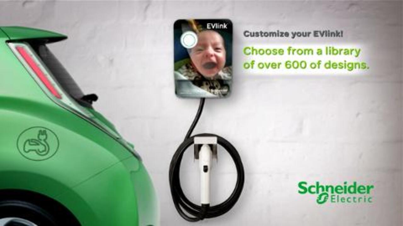 Schneider Electric - EVlink 30 Amp Generation 2.5 - Enhanced Model Indoor Electric Vehicle Charging Station