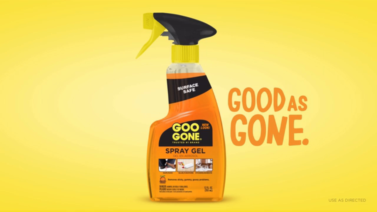 Goo Gone Adhesive Remover - 2 Pack - 8 Ounce - Surface Safe Adhesive  Remover Safely Removes Stickers Labels Decals Residue Tape Chewing Gum  Grease Tar